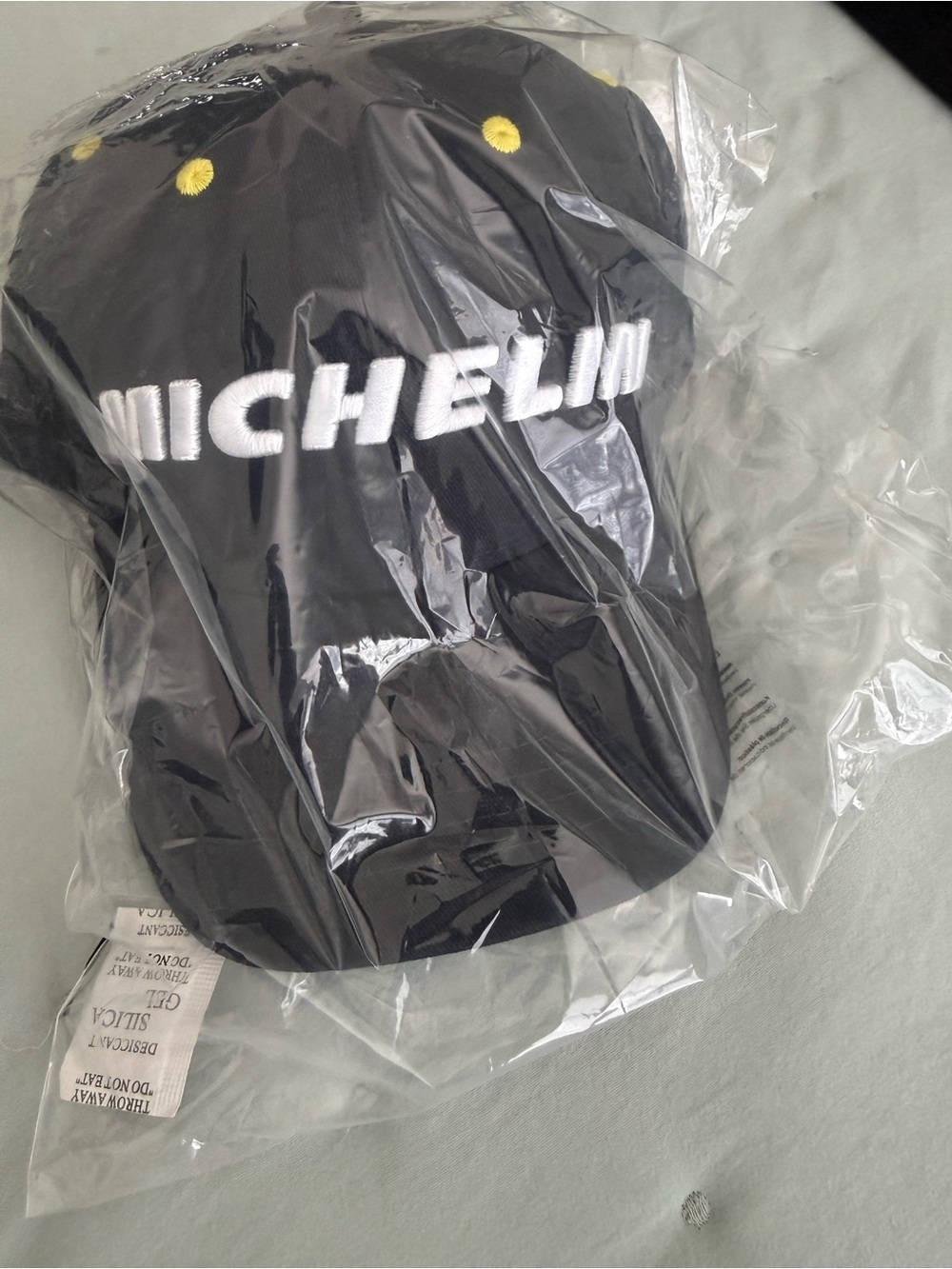 Michelin Black Cap with Yellow Accents - Men’s Casual Hat